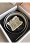 Hermes Tonight 38MM Reversible Belt In Black/White Epsom Leather Replica