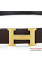 Hermes 43mm Calf Leather Belt HB108-4 Replica