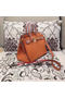 Hermes Birkin 25CM Tote Bag Original Leather H25 Orange Replica