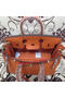 Hermes Birkin 25CM Tote Bag Original Leather H25 Orange Replica
