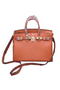 Hermes Birkin 25CM Tote Bag Original Leather H25 Orange Replica