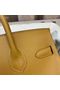 Hermes Birkin 25CM Tote Bag Original Leather H25T Yellow Replica