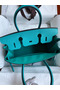 Hermes Birkin 30 Retourne Handmade Bag In Blue Paon Epsom Calfskin Replica