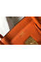 Hermes Birkin 35cm Bag In Orange Clemence Leather GHW Replica