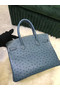 Hermes Birkin Bag Original Leather Ostrich skin HBK2530 Blue Replica