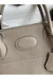 Hermes Bolide 1923 31 Handmade Bag In Gris Asphalt Clemence Leather Replica