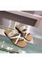 Hermes Claire Sandals In White Calfskin Replica