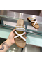 Hermes Claire Sandals In White Calfskin Replica