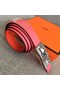 Hermes Collier de Chien belt buckle & Reversible leather strap 24 mm H0521 pink Replica