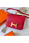 Hermes Constance 1-24 Mirror Bag In Red Epsom Calfskin Replica