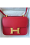 Hermes Constance 1-24 Mirror Bag In Red Epsom Calfskin Replica