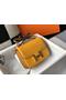 Hermes Constance 18 Handmade Bag In Yellow Embossed Crocodile Replica