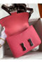 Hermes Constance 24 Handmade Bag In Rose Lipstick Epsom Calfskin Replica