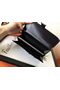 Hermes Constance Long Wallet In Black Swift Leather Replica