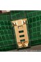 Hermes Croco Leather Clutch H88017 Green Replica