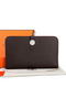 Hermes Dogon Combined Wallet A508 Dark Brown Replica