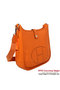 Hermes Evelyn Bag Original Calf Leather H1608 Orange Replica