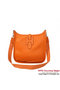 Hermes Evelyn Bag Original Calf Leather H1608 Orange Replica