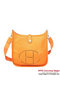 Hermes Evelyn Bag Original Calf Leather H1608 Orange Replica