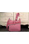 Hermes Evelyne 28cm Original calf leather Messenger Bag H1188 Pink Replica