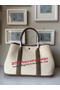 Hermes Garden Party 36CM Bag Canvas Leather H11M Grey Replica