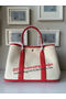 Hermes Garden Party 36CM Bag Canvas Leather H11M Red Replica