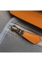 Hermes Herbag 31CM Original Canvas Leather & Calfskin 45987 light blue Blue&brown Replica