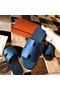 Hermes Izmir Sandals In Colvert Epsom Leather Replica