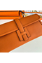 Hermes Jige Elan 29 Clutch Bag In Orange Epsom Leather Replica
