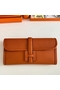 Hermes Jige Elan 29 Clutch Bag In Orange Epsom Leather Replica