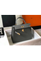 Hermes Kelly 25cm Sellier Bag In Ardoise Epsom Leather Replica