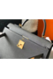 Hermes Kelly 25cm Sellier Bag In Ardoise Epsom Leather Replica