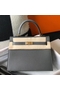 Hermes Kelly 25cm Sellier Bag In Ardoise Epsom Leather Replica