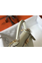 Hermes Kelly 28cm Bag In White Epsom Leather GHW Replica