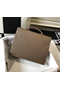 Hermes Kelly Depeche 34 Briefcase In Taupe Calfskin Replica