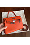 Hermes Kelly Mini II Handmade Bag In Orange Epsom Leather Replica