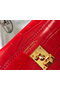 Hermes Kelly Mini II Handmade Bag In Red Crocodile Embossed Leather Replica