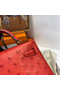 Hermes Kelly Mini II Handmade Bag In Red Ostrich Leather Replica
