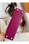 Hermes Kelly Mini II Sellier Handmade Bag In Rose Purple Chevre Mysore Leather Replica