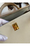 Hermes Kelly Sellier 25 Bicolor Bag in Craie and Trench Epsom Calfskin Replica