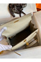 Hermes Kelly Sellier 25 Bicolor Bag in Craie and Trench Epsom Calfskin Replica
