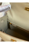 Hermes Kelly Sellier 25 Bicolor Bag in Craie and Trench Epsom Calfskin Replica