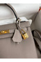Hermes Kelly Sellier 25 Handmade Bag In Gris Asphalt Epsom Calfskin Replica