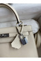Hermes Kelly Sellier 25 Handmade Bag In Nata Epsom Calfskin Replica