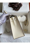 Hermes Kelly Sellier 25 Handmade Bag In Nata Epsom Calfskin Replica