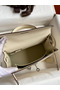 Hermes Kelly Sellier 25 Handmade Bag In Nata Epsom Calfskin Replica
