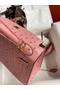 Hermes Kelly Sellier 25 Handmade Bag In Terre Cuite Ostrich Leather Replica