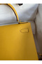 Hermes Kelly Sellier 28 Handmade Bag In Jaune Ambre Epsom Calfskin Replica
