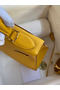 Hermes Kelly Sellier 28 Handmade Bag In Jaune Ambre Epsom Calfskin Replica