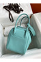 Hermes Lindy 26 Handmade Bag In Blue Atoll Swift Calfskin Replica